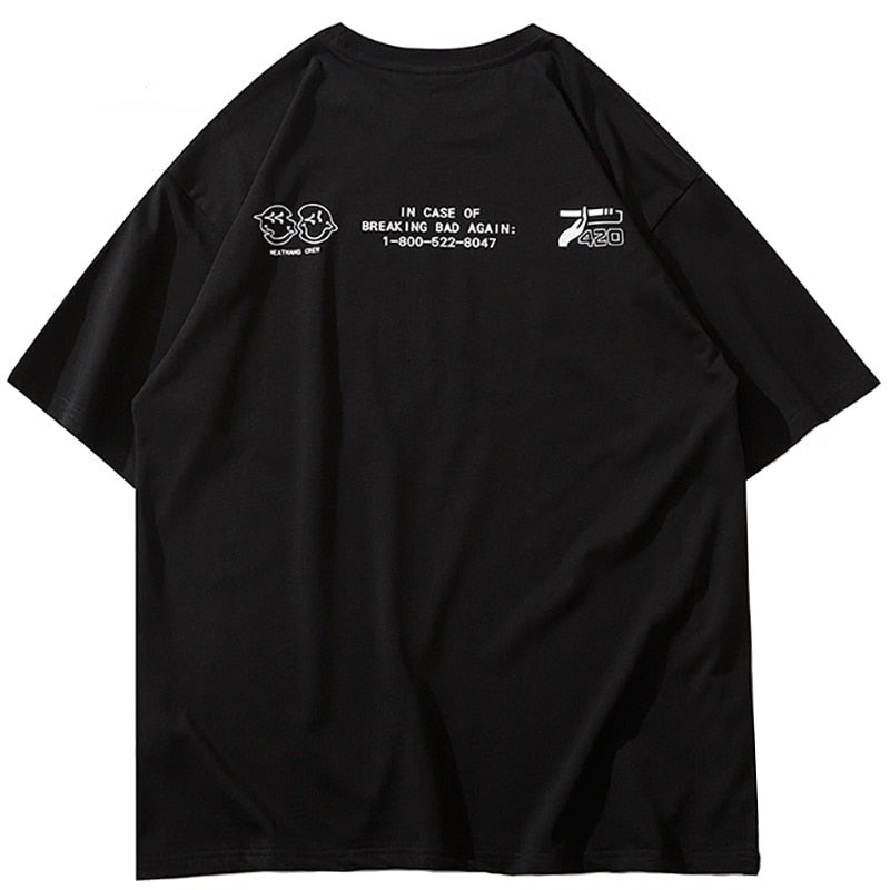 "All Stop" Graphic Unisex Streetwear Vintage Women Men Y2K T-Shirt