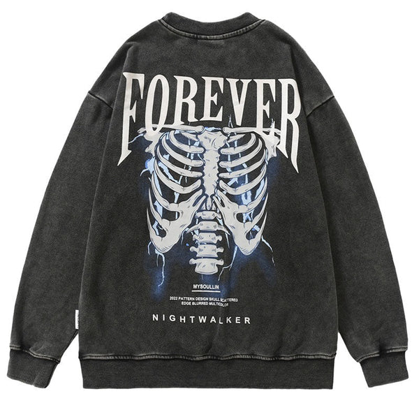 "Together Forever" Graphic Unisex Streetwear Vintage Women Men Y2K Sweatshirt