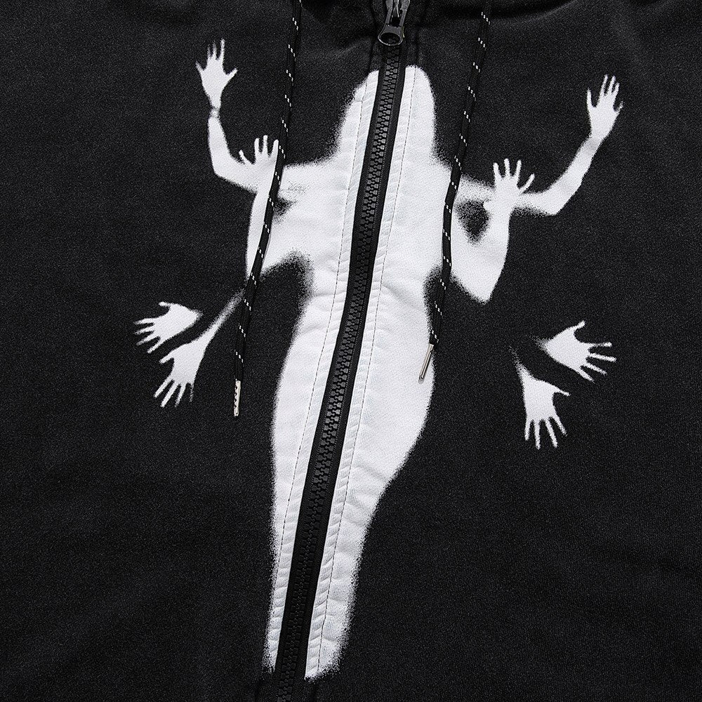 "Too Many" Graphic Unisex Streetwear Vintage Women Men Y2K Hoodie