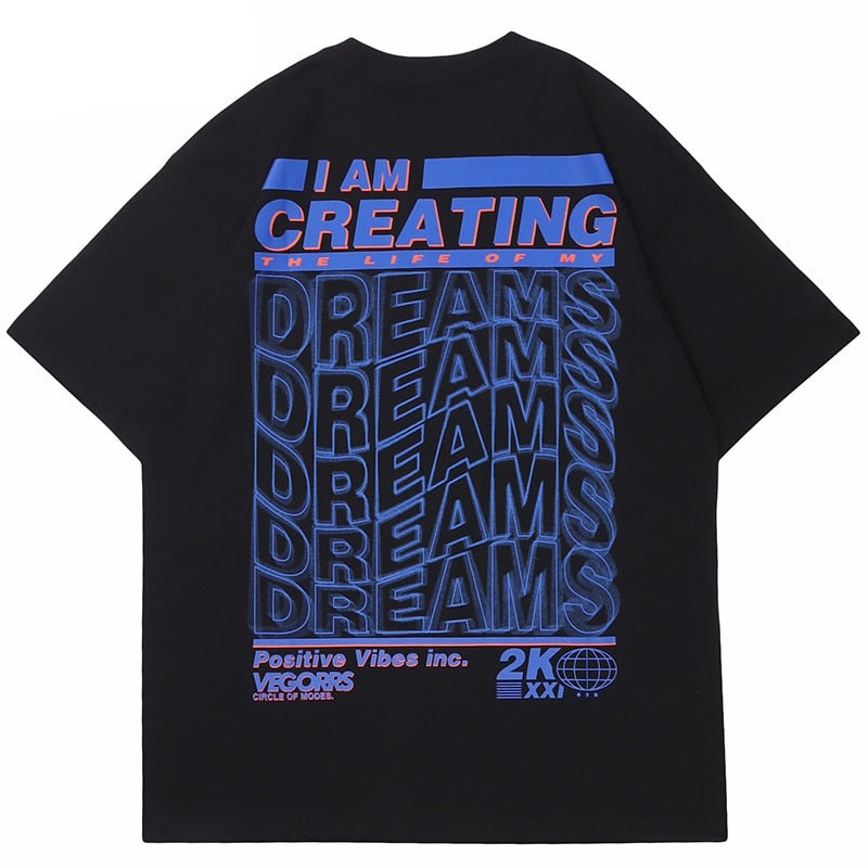 "Sweet Dreams" Graphic Unisex Streetwear Vintage Women Men Y2K T-Shirt