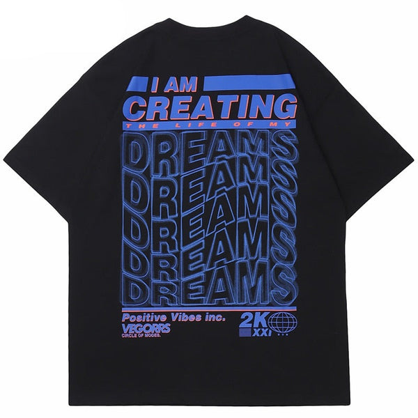 "Sweet Dreams" Graphic Unisex Streetwear Vintage Women Men Y2K T-Shirt