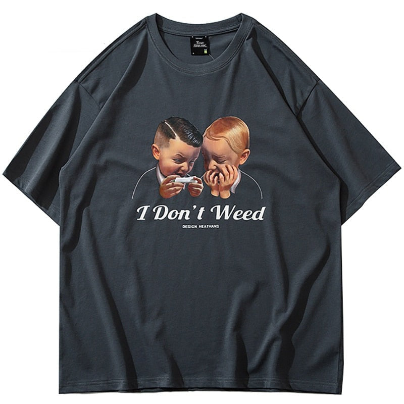 "All Stop" Graphic Unisex Streetwear Vintage Women Men Y2K T-Shirt
