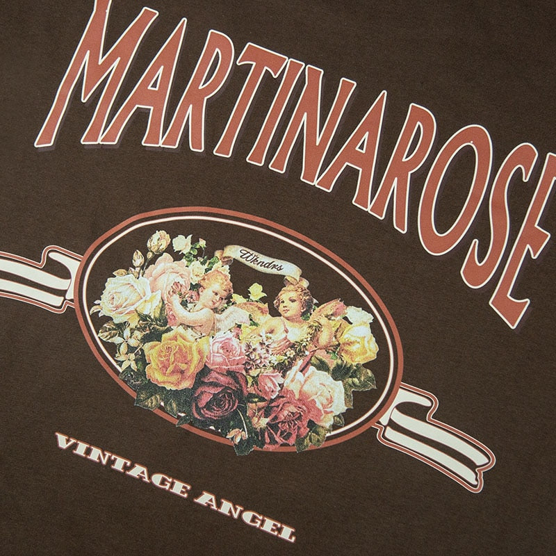 "Vintage Rose" Graphic Unisex Streetwear Vintage Women Men Y2K T-Shirt