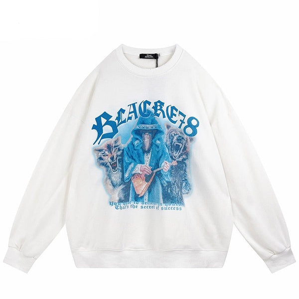 "Blue Magic" Unisex Men Women Streetwear Graphic Sweatshirt