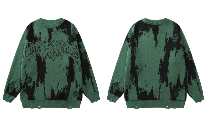 "Punk Youth" Graphic Unisex Streetwear Vintage Women Men Y2K Sweater