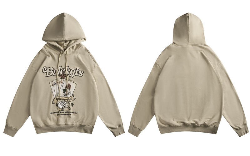 "Black Jack" Unisex Men Women Streetwear Graphic Hoodie