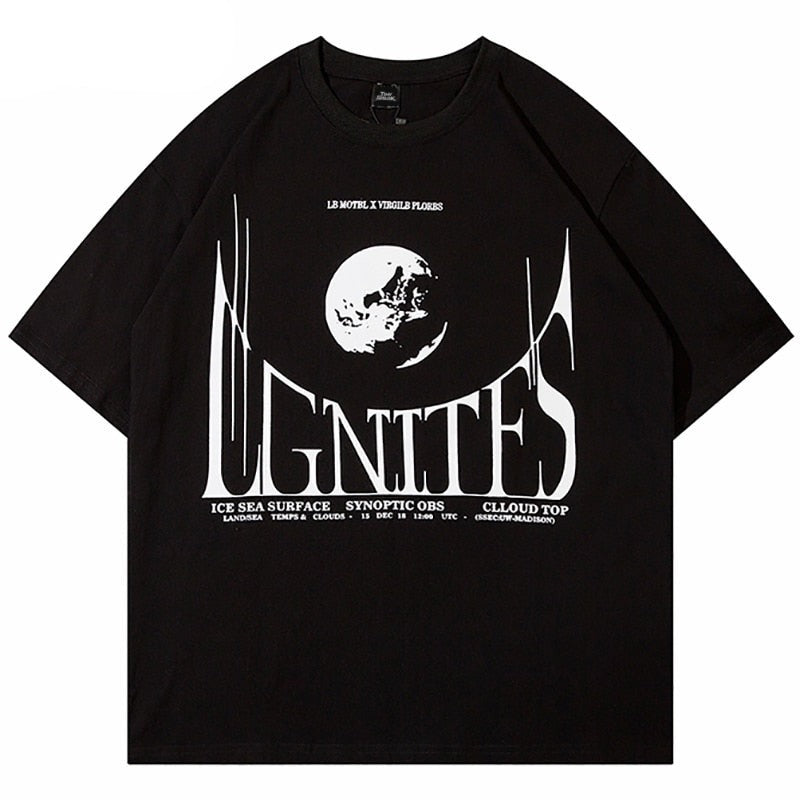 "Light The Flame" Graphic Unisex Streetwear Vintage Women Men Y2K T-Shirt