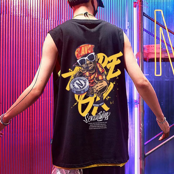 "Surf Up" Graphic Unisex Streetwear Vintage Women Men Y2K Tank Top