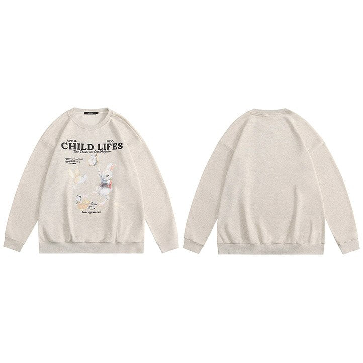 "Children Lies" Unisex Men Women Streetwear Graphic Sweatshirt