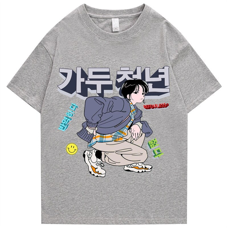 "I'm Fearless" Men Women Streetwear Unisex Graphic T-Shirt