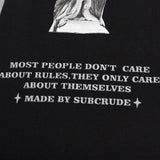 "Don't Care" Unisex Men Women Streetwear Graphic T-Shirt