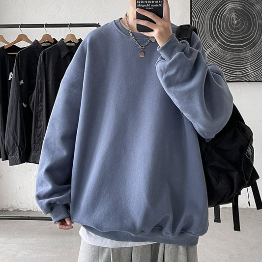 Streetwear sweatshirt featuring vaporwave futuristic prints and grunge influence, soft feel and easy drape, designed for expressive alternative looks and comfort. Color: Apricot Size: S.
