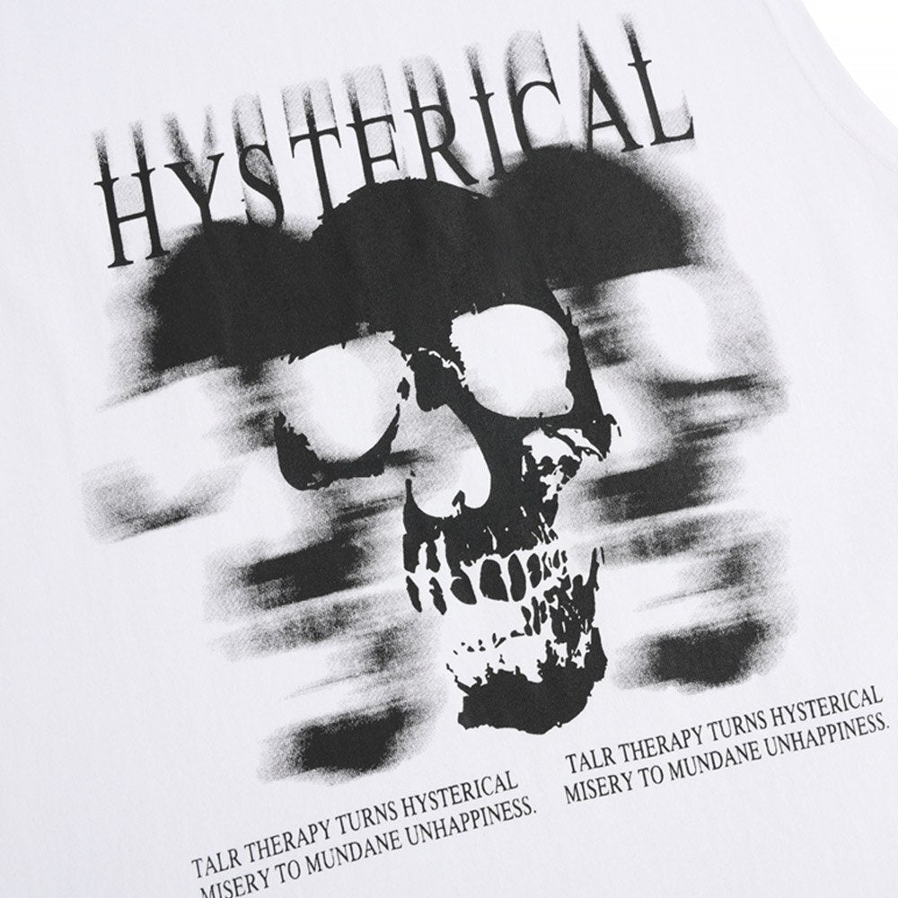 "Statical" Graphic Unisex Streetwear Vintage Women Men Y2K Tank Top