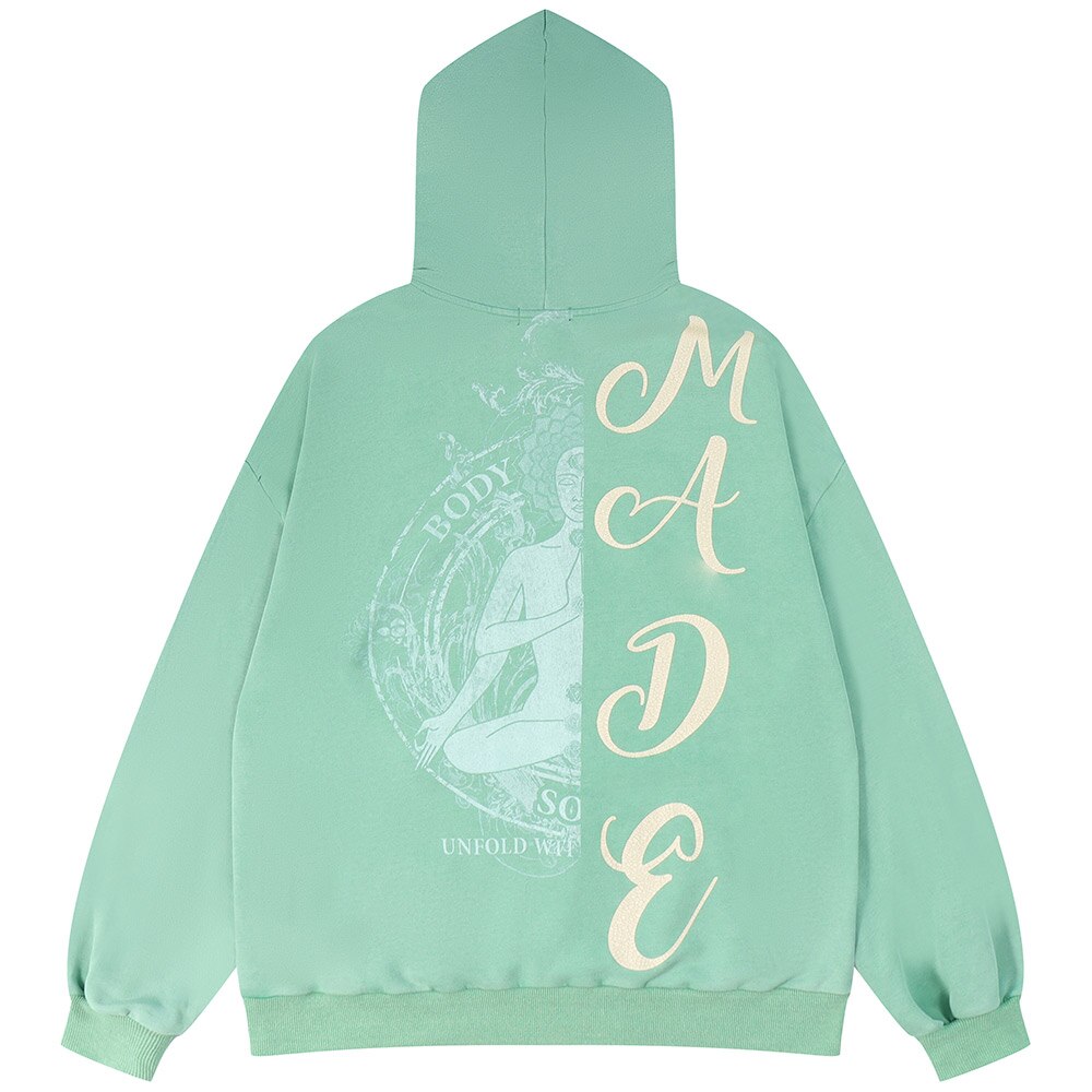 "Heart & Soul" Graphic Unisex Streetwear Vintage Women Men Y2K Hoodie