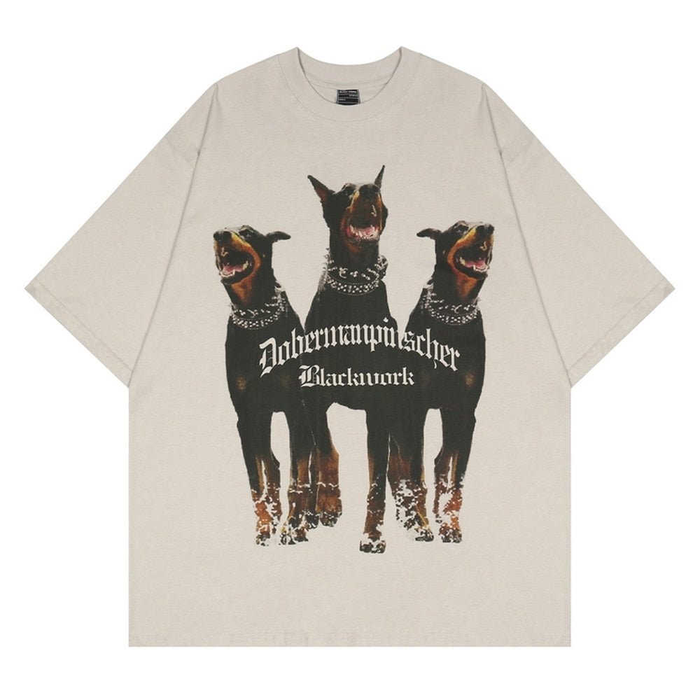 "Two Beats One" Graphic Unisex Streetwear Vintage Women Men Y2K T-Shirt
