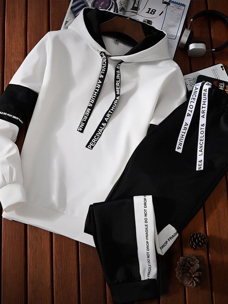 "Slick Set" Graphic Unisex Streetwear Vintage Women Men Y2K Track Suit Collection
