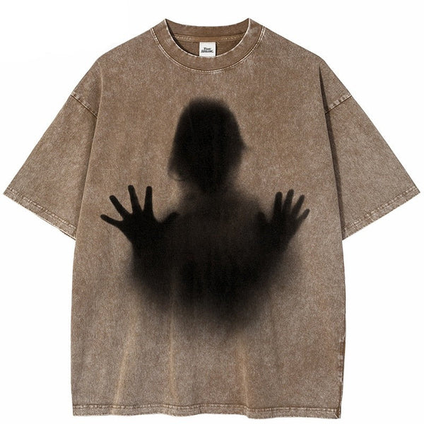 "Dark Shadow" Unisex Men Women Streetwear Graphic T-Shirt