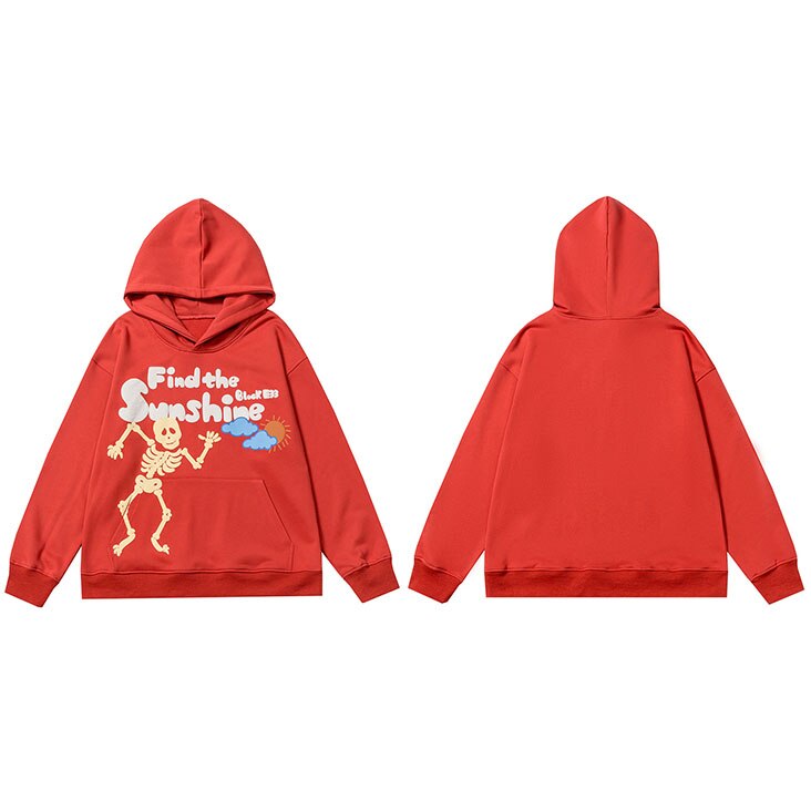 "Morning Sunshine" Graphic Unisex Streetwear Vintage Women Men Y2K Hoodie