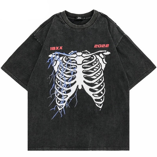 "Broken Bones" Unisex Men Women Streetwear Graphic T-Shirt