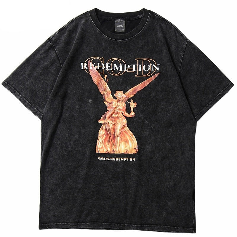 "Redemption" Graphic Unisex Streetwear Vintage Women Men Y2K T-Shirt