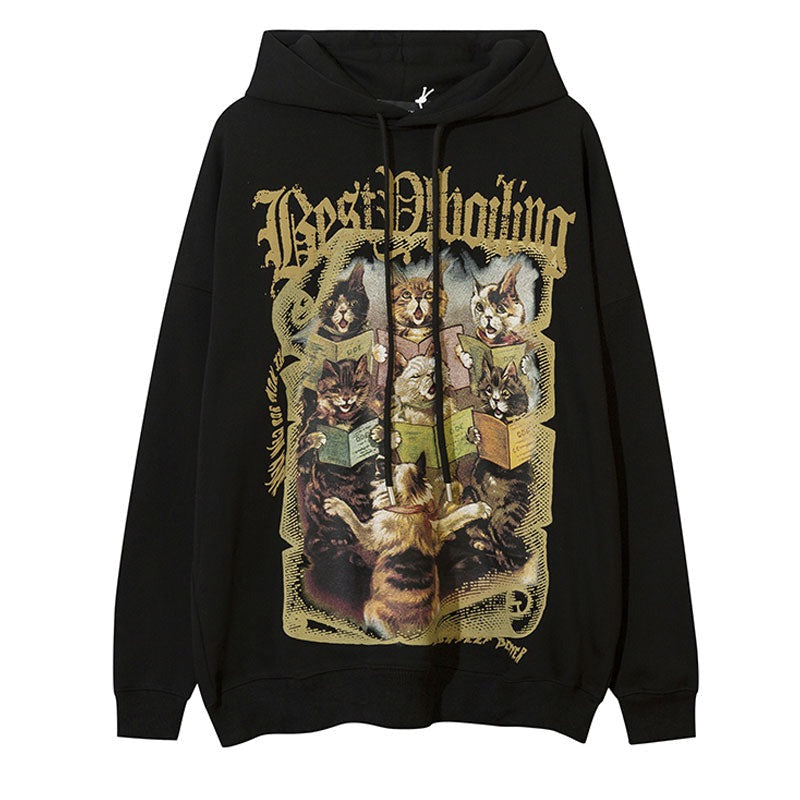 "6 Readers" Unisex Men Women Streetwear Graphic Hoodie