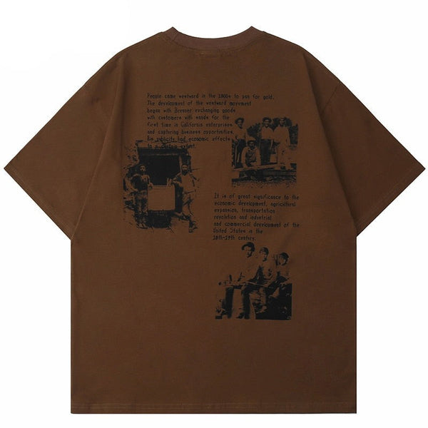 "Movie Time" Graphic Unisex Streetwear Vintage Women Men Y2K T-Shirt