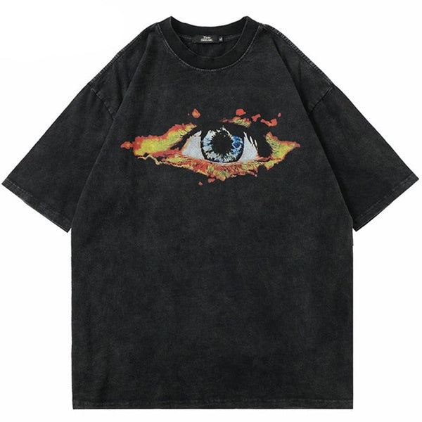 "Hidden Truth" Graphic Unisex Streetwear Vintage Women Men Y2K T-Shirt