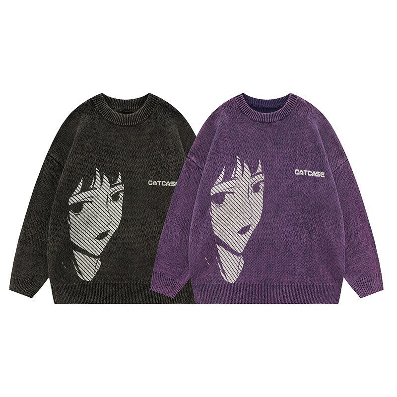 "Broken Fate" Graphic Unisex Streetwear Vintage Women Men Y2K Sweater