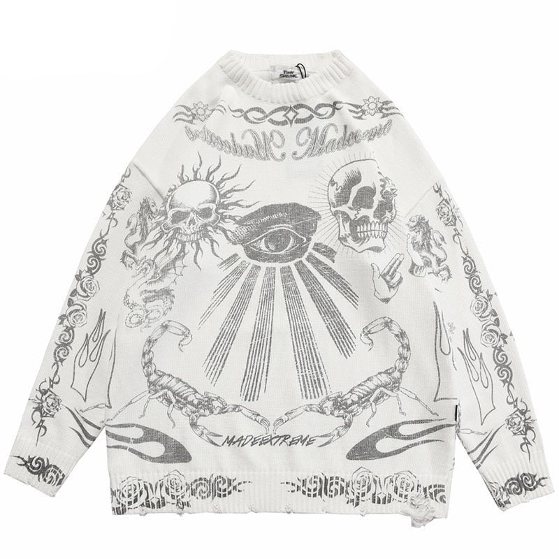 "All Seeing Eye" Unisex Men Women Streetwear Graphic Sweater