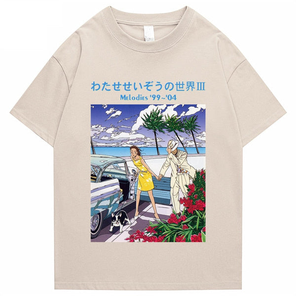 "Missing Person" Graphic Unisex Streetwear Vintage Women Men Y2K T-Shirt