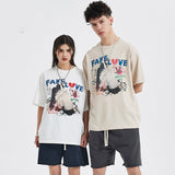 "Fake Feelings" Unisex Men Women Streetwear Graphic T-Shirt