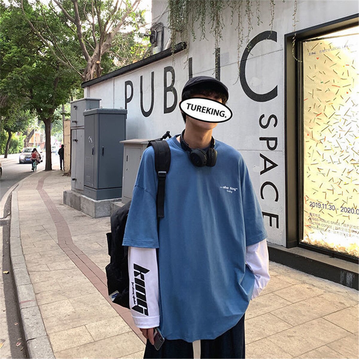 "Street Cross Collection" Graphic Unisex Streetwear Vintage Women Men Y2K Sweatshirt