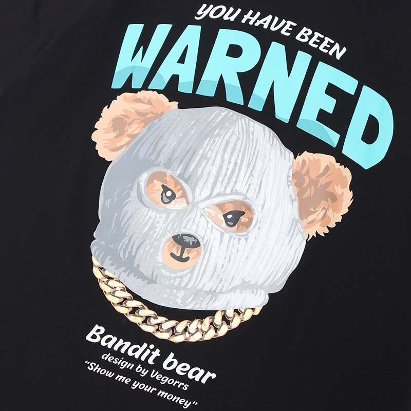 "Been Warned" Unisex Men Women Streetwear Graphic T-Shirt