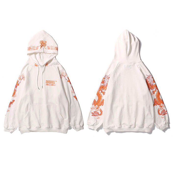 "Golden Dragon" Graphic Unisex Streetwear Women Men Y2K Hoodie