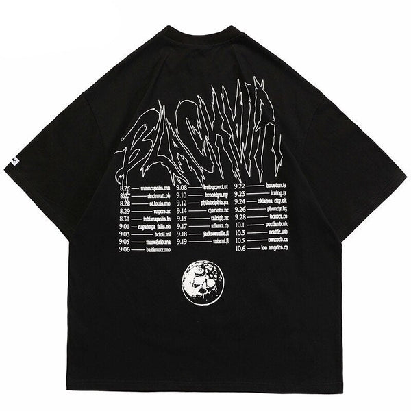 "Moon Slayer" Graphic Unisex Streetwear Vintage Women Men Y2K T-Shirt