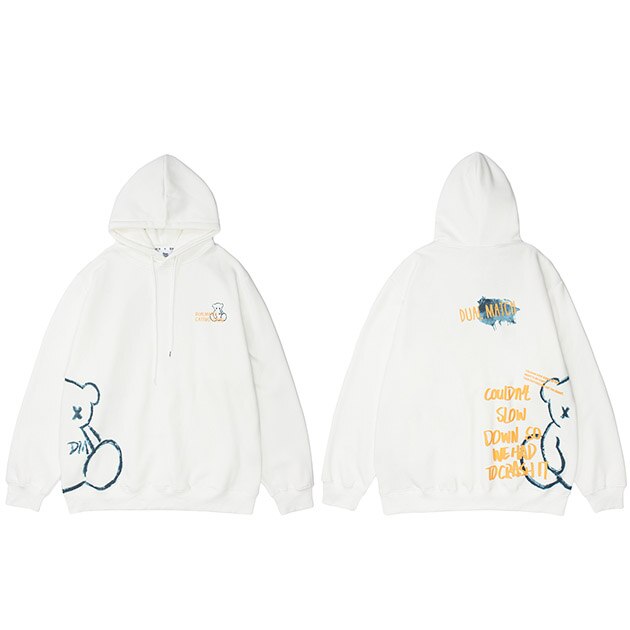 "Dual Match" Unisex Men Women Streetwear Graphic Hoodie