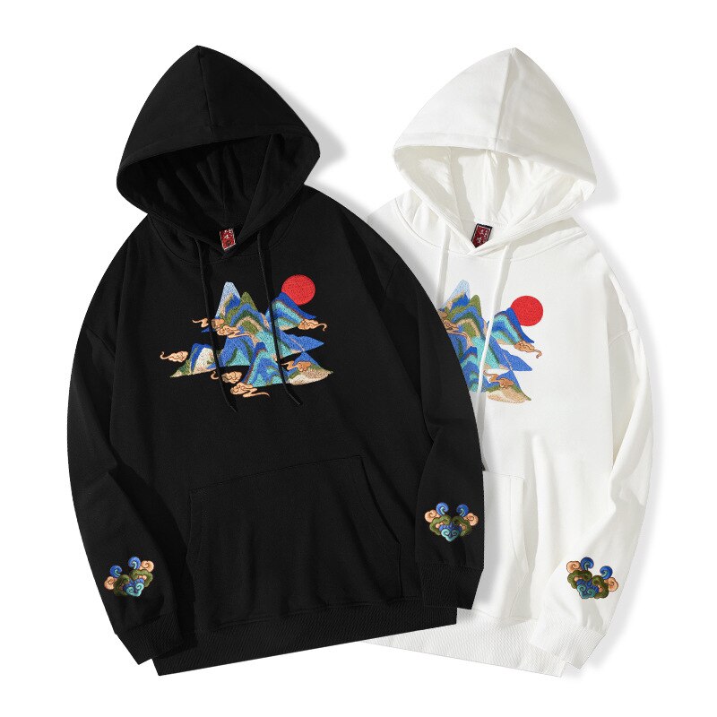"Mountain Climb" Graphic Unisex Streetwear Vintage Women Men Y2K Hoodie