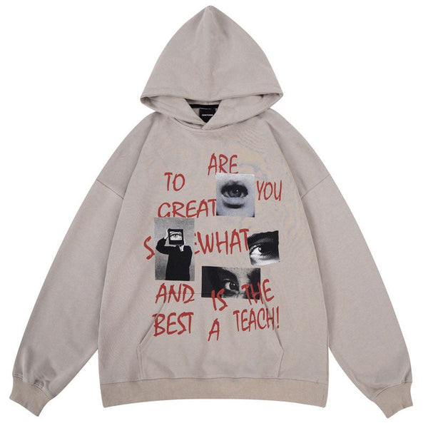 "Be What You Are" Unisex Men Women Streetwear Graphic Hoodie