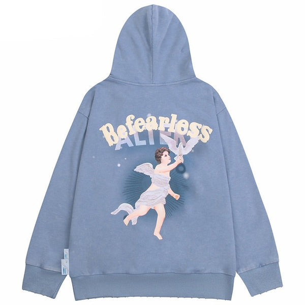 "Be Fearless" Unisex Men Women Streetwear Graphic Sweatshirt