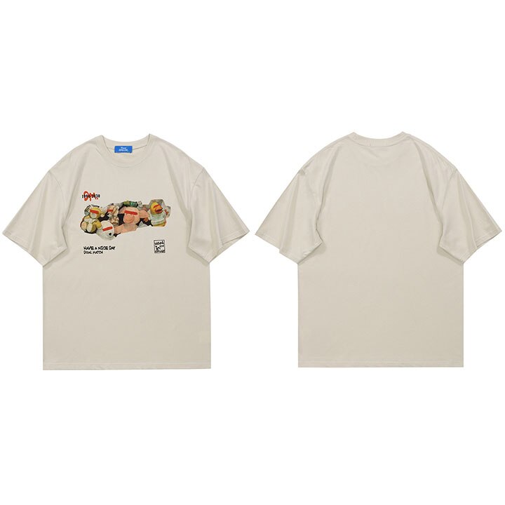 "Laying Down" Unisex Men Women Streetwear Graphic T-Shirt