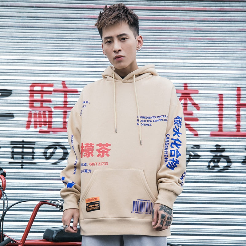 "Hot Tea" Graphic Unisex Streetwear Vintage Women Men Y2K Hoodie