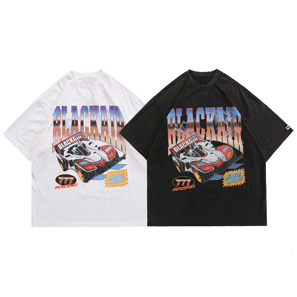 "Nascar" Graphic Unisex Streetwear Vintage Women Men Y2K T-Shirt