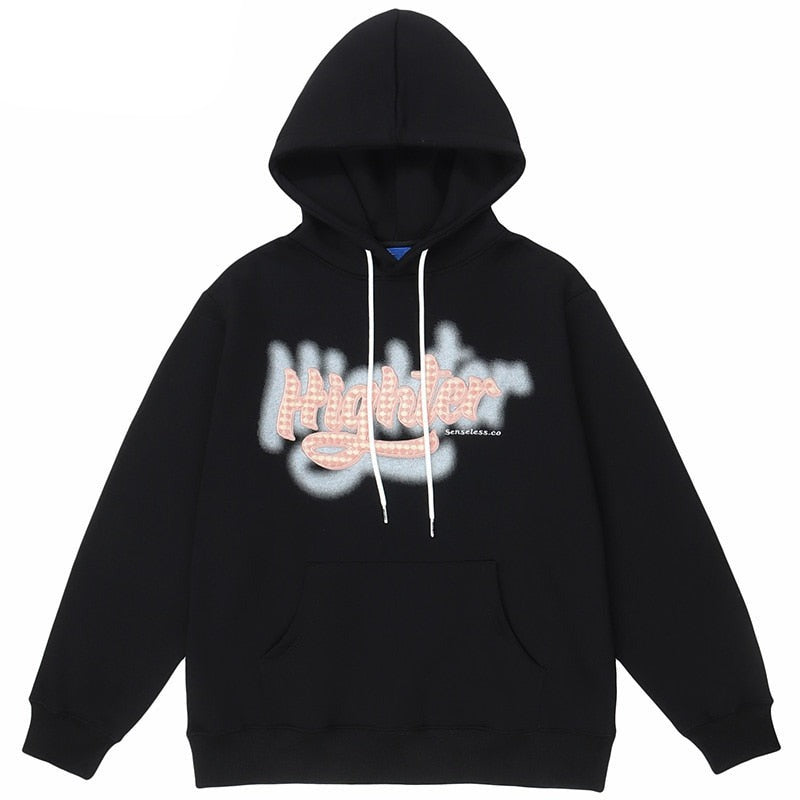 "Nightmares" Graphic Unisex Streetwear Vintage Women Men Y2K Hoodie
