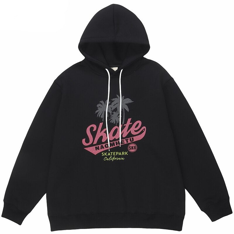 "West Coast Life Style" Graphic Unisex Streetwear Vintage Women Men Y2K Hoodie