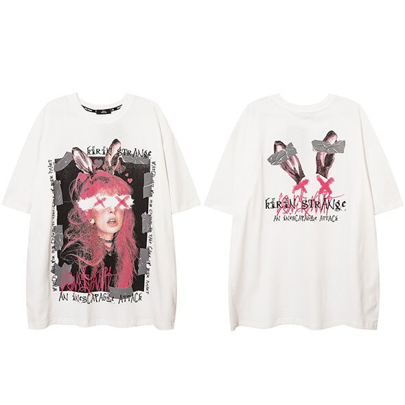"Broken Hearts" Unisex Men Women Streetwear Graphic T-Shirt