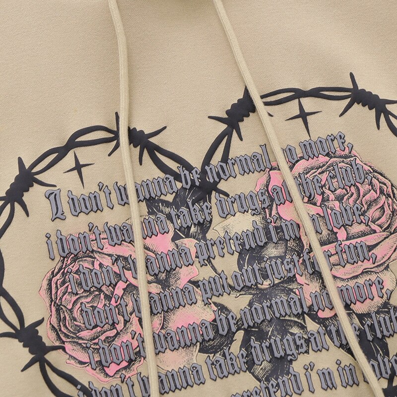 "Tangled Heart" Unisex Men Women Streetwear Graphic Hoodie