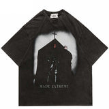 "Dark House" Unisex Men Women Streetwear Graphic T-Shirt