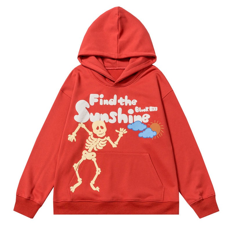 "Find The Sunlight" Unisex Men Women Streetwear Graphic Hoodie