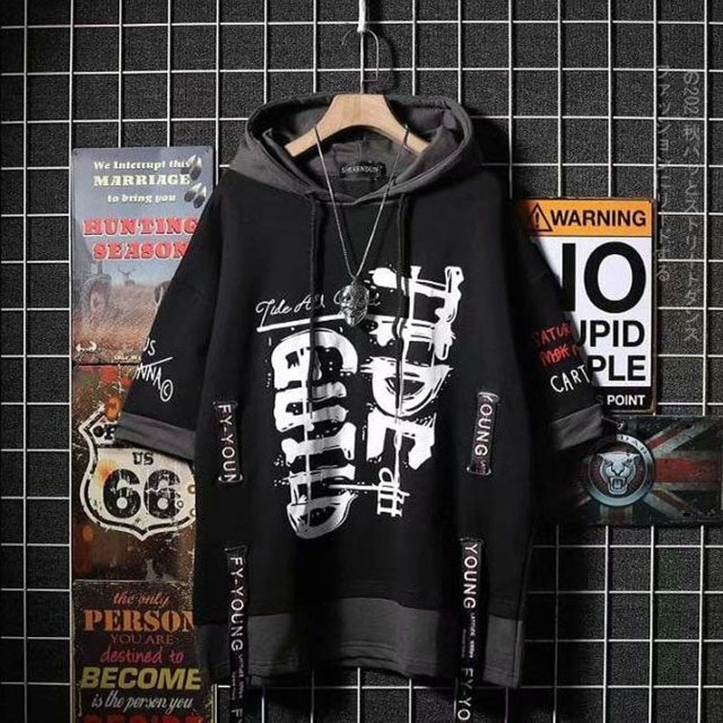 "Laying Down" Graphic Unisex Streetwear Vintage Women Men Y2K Hoodie