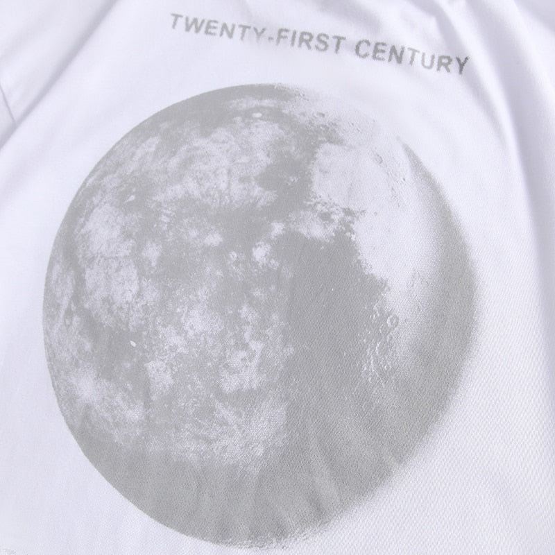 "Moon Light" Graphic Unisex Streetwear Vintage Women Men Y2K T-Shirt